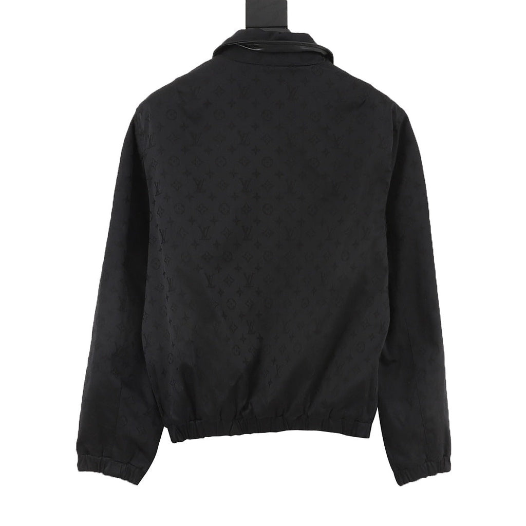 Louis Vuitton Reversible Monogram Collared Zip Jacket - Black - product detail 4