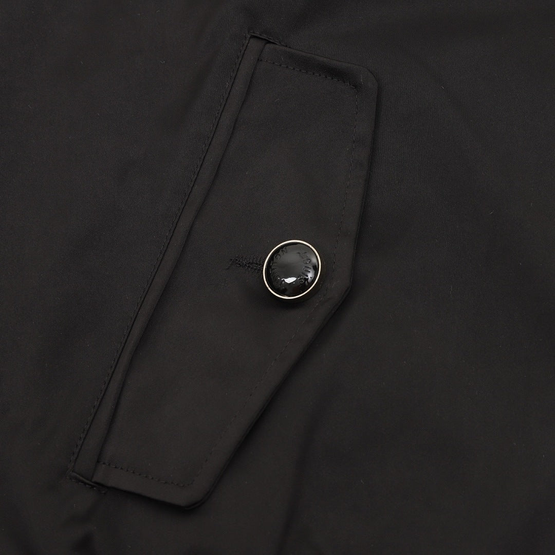 Louis Vuitton Reversible Monogram Collared Zip Jacket - Black - product detail 7
