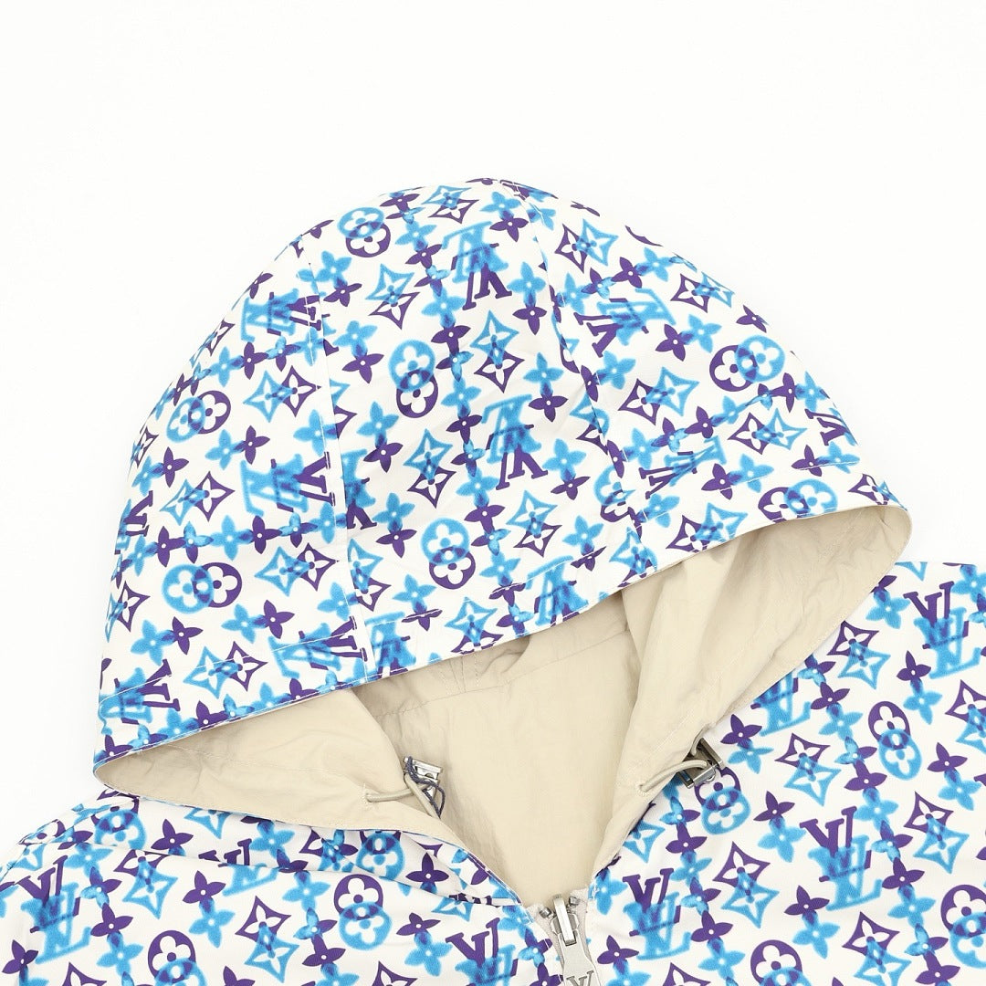 Black reversible hooded jacket - view 9