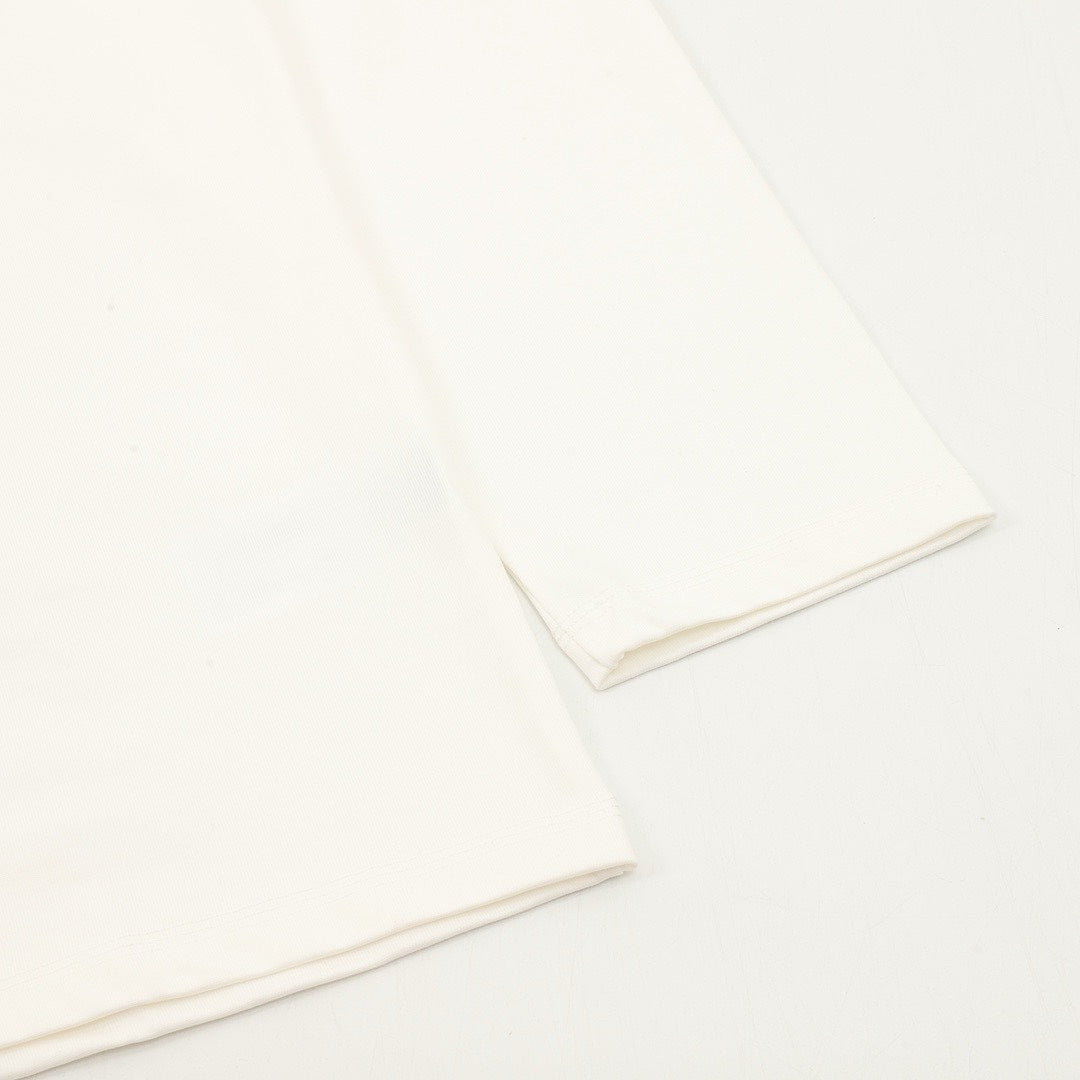 Louis Vuitton Pastel Monogram Embroidered Long-Sleeve T-Shirt - Ivory - detail view 2