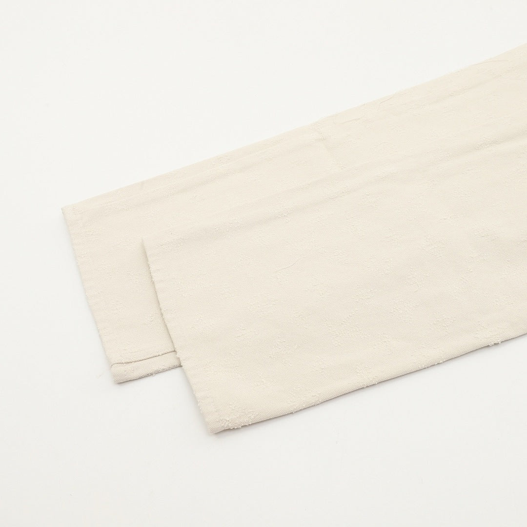 Louis Vuitton Tonal Monogram Wide-Leg Denim Jeans - Ivory - detail view 3