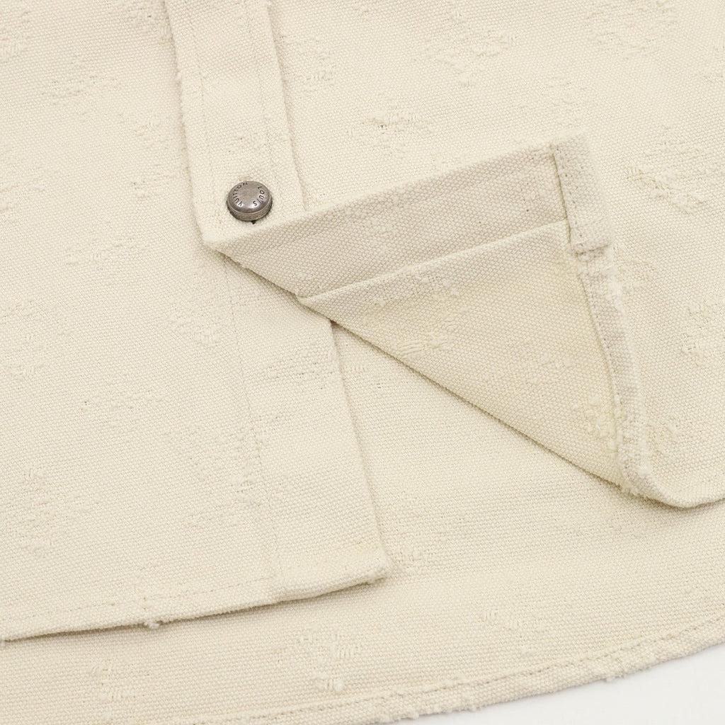 Louis Vuitton Tonal Monogram Twin-Pocket Denim Shirt - Ivory - detail view 1