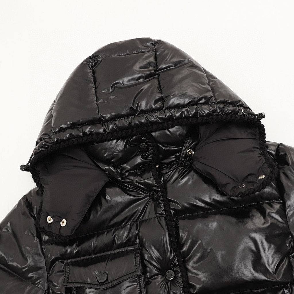 Moncler Glareins Hooded Short Down Jacket - Women's Black - detail 1